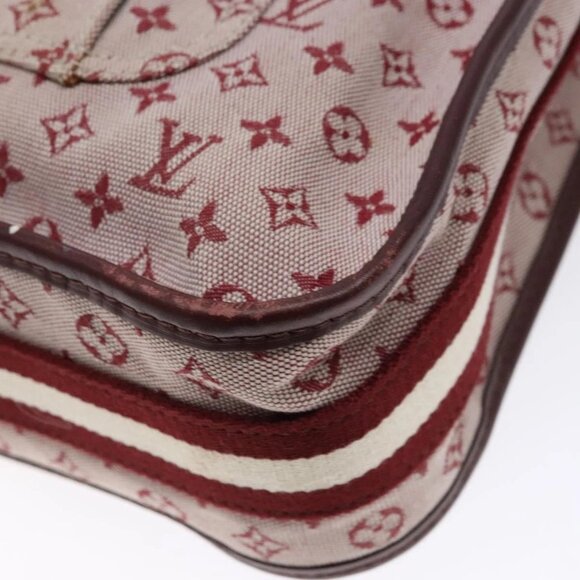 LOUIS VUITTON Monogram Mini Besace Mary Kate Bag Red M92321 LV Auth SW1479 - Picture 4 of 16